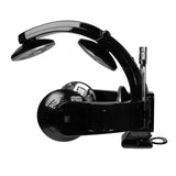 Gabbiano 868A Hanging Infrared Hair Processor Black - device housing and functional components shown on a white background
