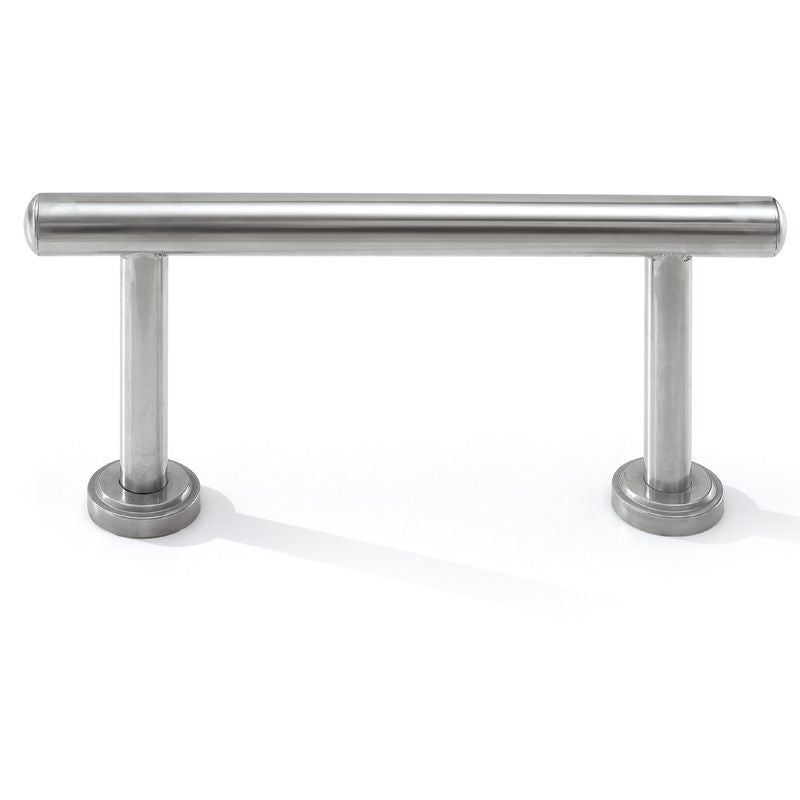 Gabbiano 90 INOX Hairdressing Footrest - full product view at an angle on a white background