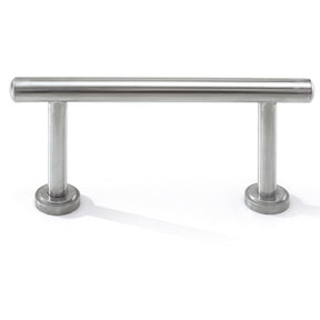 Gabbiano 90 INOX Hairdressing Footrest - full product view at an angle on a white background