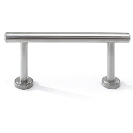 Gabbiano 90 INOX Hairdressing Footrest - full product view at an angle on a white background