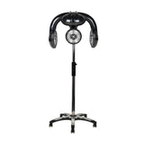 Gabbiano 938 Standing Infrared Hair Processor Black - complete device isolated on a white background