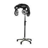 Gabbiano 938 Standing Infrared Hair Processor Black - device housing and functional components shown on a white background