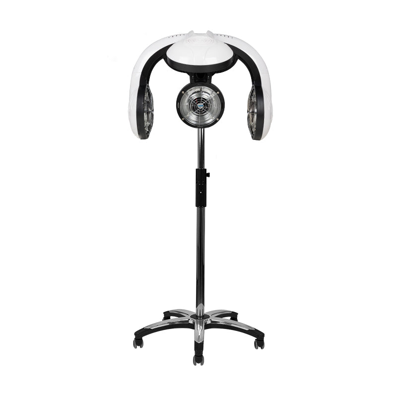 Gabbiano 938 Standing Infrared Hair Processor White - complete device isolated on a white background