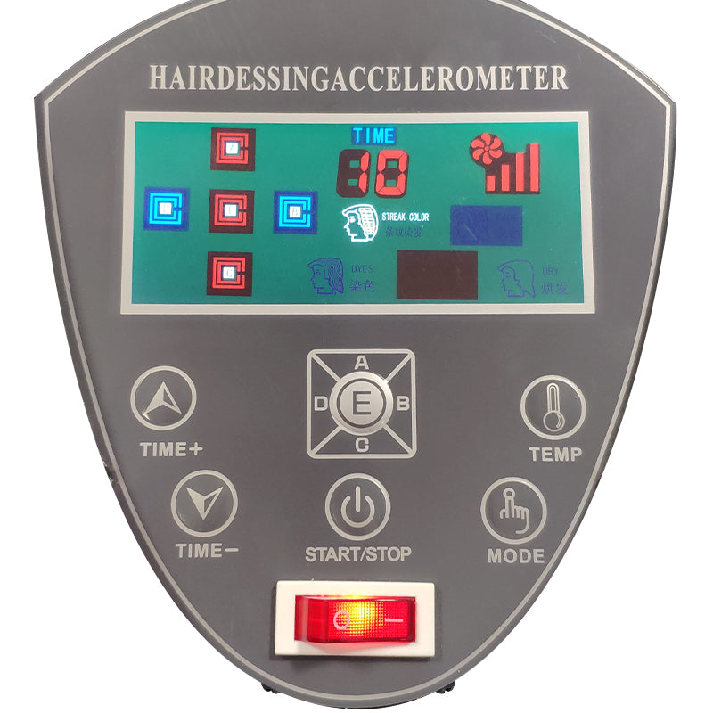 Gabbiano 938 Standing Infrared Hair Processor White - device housing and functional components shown on a white background