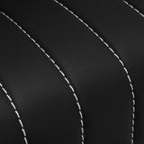 Gabbiano Barber Chair Marcus Gold - close-up of the upholstery and construction details