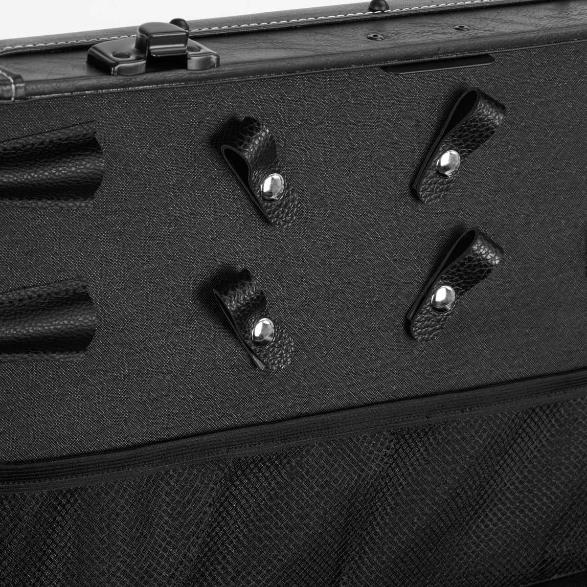 Gabbiano C12 Hairdressing Trolley Black - close-up of a construction detail