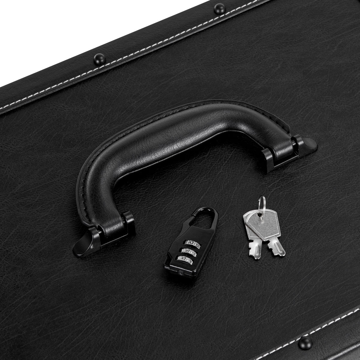 Gabbiano C12 Hairdressing Trolley Black - close-up of a construction detail