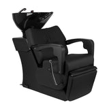 Gabbiano C37 Hairdressing Backwash Unit Black - close-up of a functional part of the basin unit
