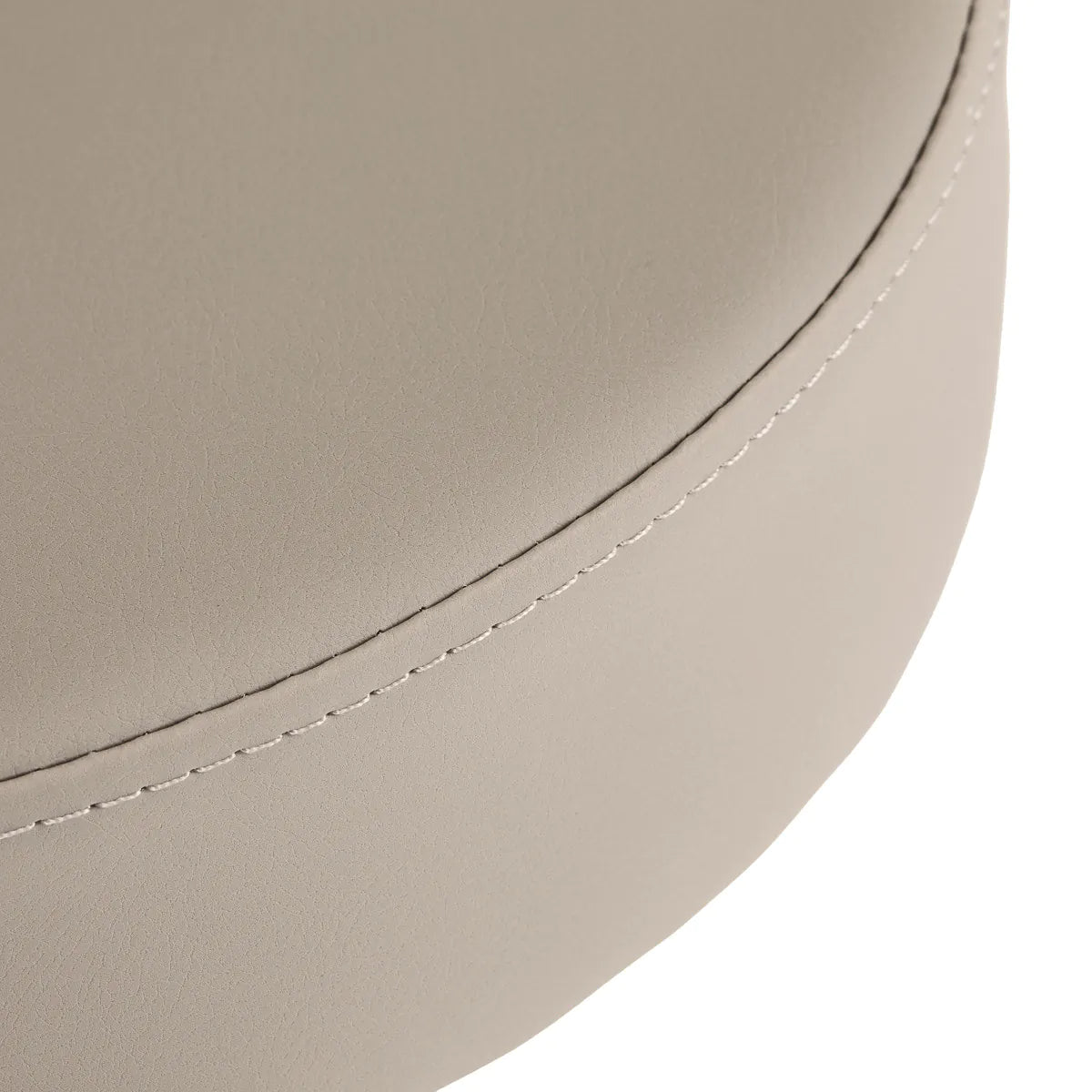 Gabbiano D026 Beauty Chair Grey & Beige - close-up of the upholstery and construction details