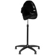 Gabbiano Dryer Standing Hood Lx-201s One Speed Black - styling tool shown on a white background