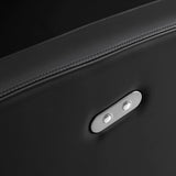 Gabbiano Emma Hairdressing Backwash Unit Black - close-up of the upholstery and construction details