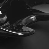Gabbiano Emma Hairdressing Backwash Unit Black - close-up of the upholstery and construction details