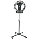 Gabbiano FL-101S Standing Infrared Hair Processor Grey - device housing and functional components shown on a white background