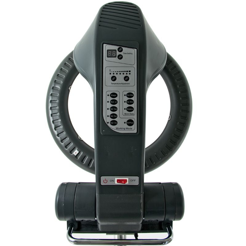 Gabbiano FL-101S Standing Infrared Hair Processor Grey - device housing and functional components shown on a white background