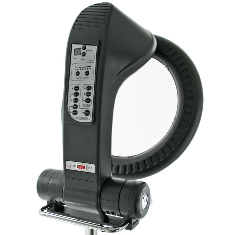 Gabbiano FL-101S Standing Infrared Hair Processor Grey - device housing and functional components shown on a white background