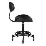 Gabbiano Florence Beauty Chair Black - full product view on a white background