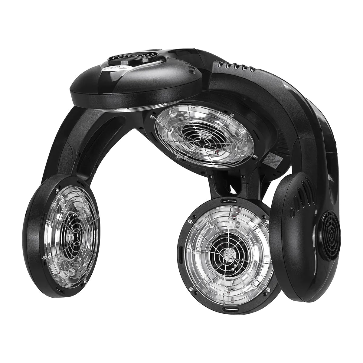 Gabbiano GD-505W black infrared dryer, angled view
