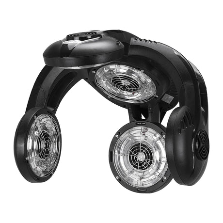 Gabbiano GD-505W black infrared dryer, angled view