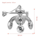 Gabbiano GD-505W dimension diagram