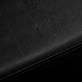 Gabbiano Genua Hair Salon Styling Chair Gold & Black - close-up of the upholstery and construction details