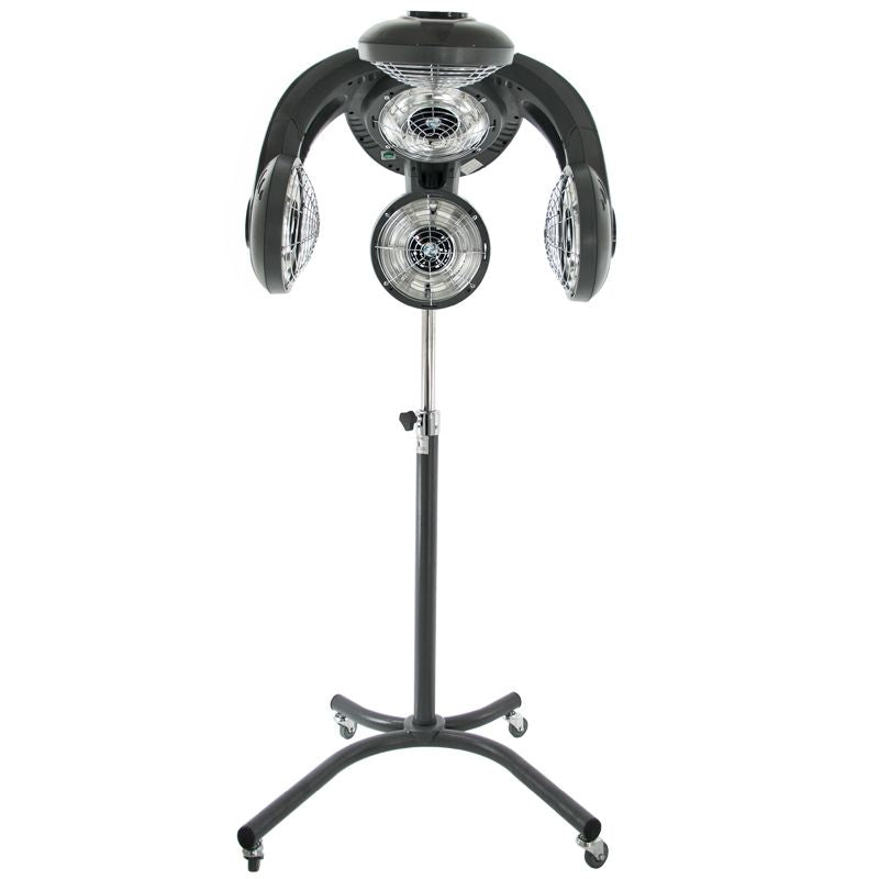Gabbiano GL-505S Standing Infrared Hair Processor Grey - complete device isolated on a white background