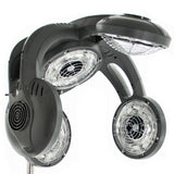 Gabbiano GL-505S Standing Infrared Hair Processor Grey - device housing and functional components shown on a white background