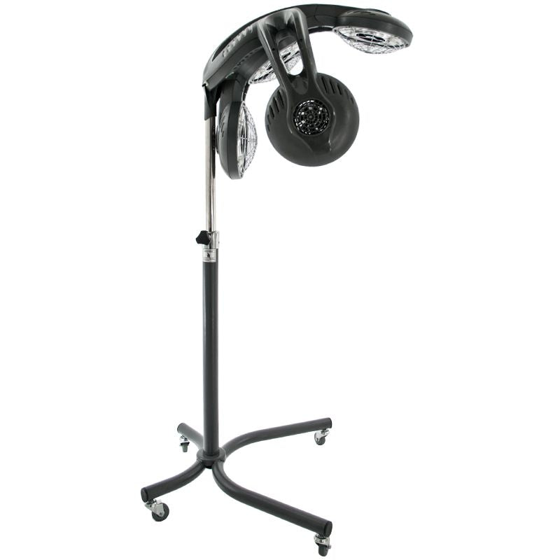 Gabbiano GL-505S Standing Infrared Hair Processor Grey - device housing and functional components shown on a white background