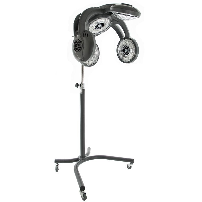 Gabbiano GL-505S Standing Infrared Hair Processor Grey - device housing and functional components shown on a white background
