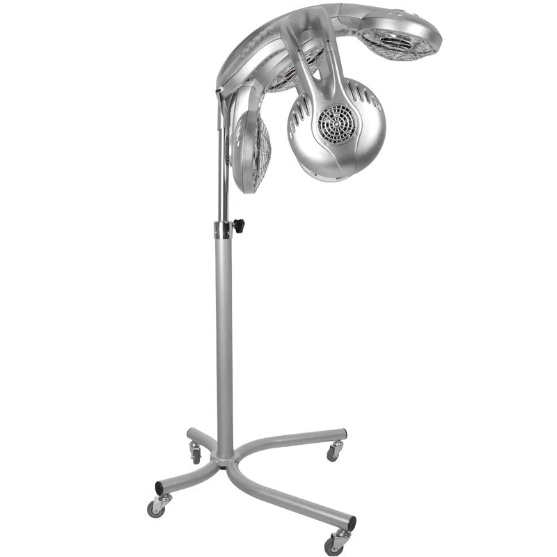 Gabbiano GL-505S Standing Infrared Hair Processor Silver - device housing and functional components shown on a white background