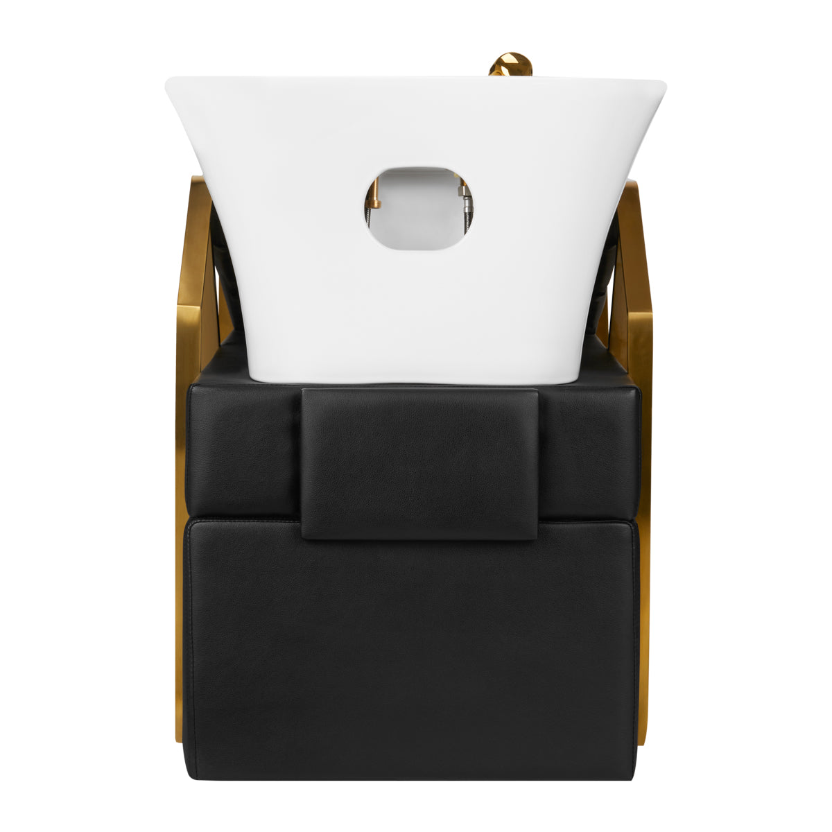 Gabbiano Hair Wash Unit Emma Black Gold - close-up of a functional part of the basin unit
