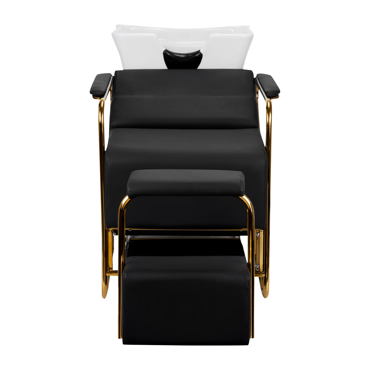Gabbiano Hair Wash Unit Mayka Black - close-up of a functional part of the basin unit