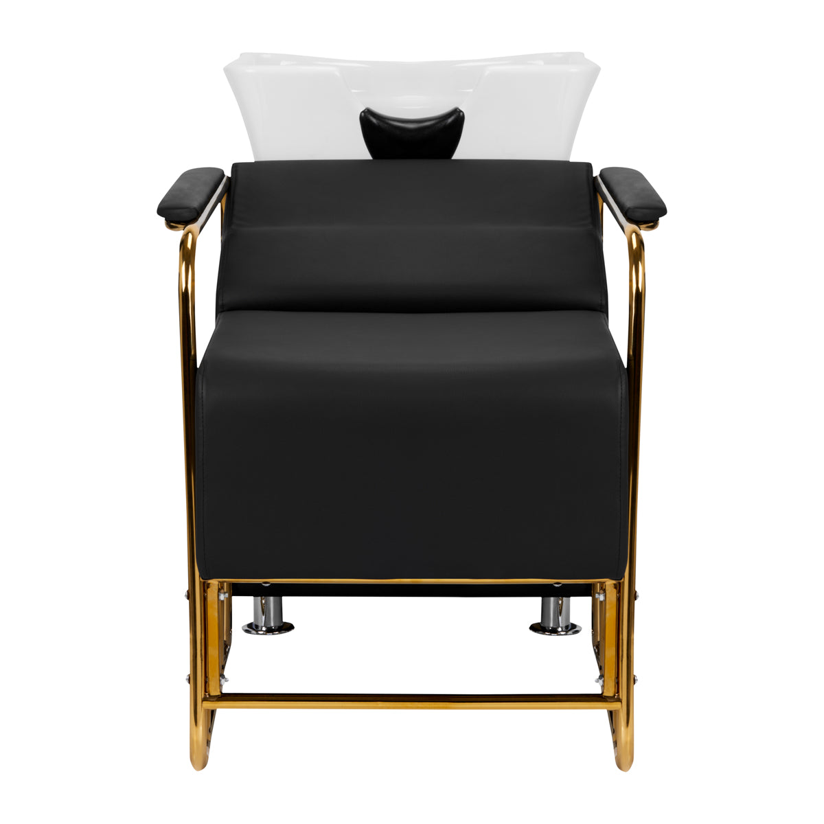 Gabbiano Hair Wash Unit Mayka Black - close-up of a functional part of the basin unit