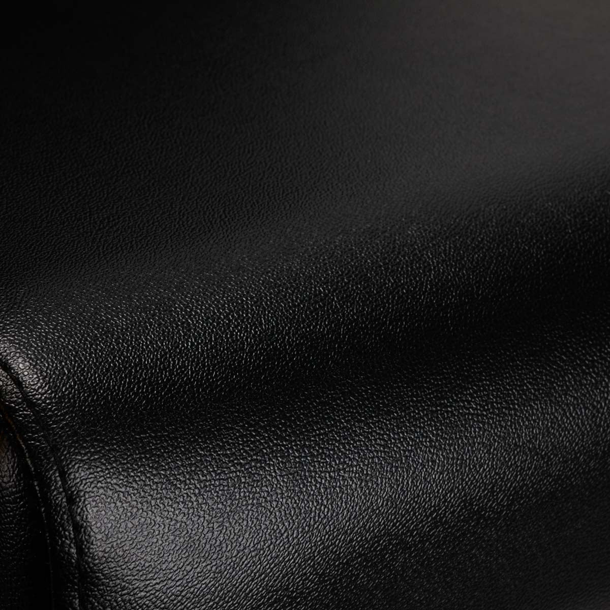 Gabbiano Hair Wash Unit Prato Gold & Black - close-up of the upholstery and construction details