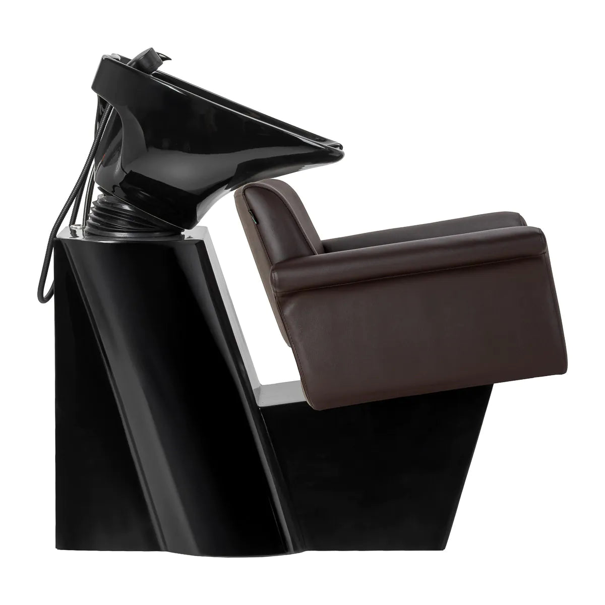 Gabbiano Hairdressing Backwash Unit Lucca Brown - full product view on a white background