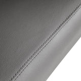Gabbiano Hairdressing Backwash Unit Lucca Grey - close-up of the upholstery and construction details