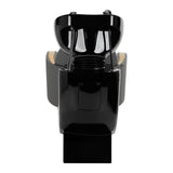 Gabbiano Hairdressing Backwash Unit Malaga Gold & Grey - close-up of a functional part of the basin unit