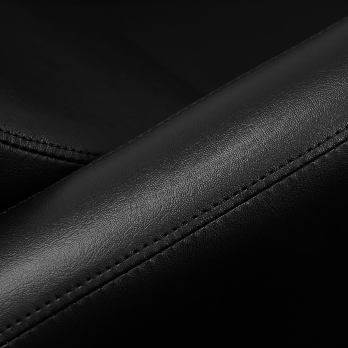 Gabbiano Hairdressing Backwash Unit Toledo Black - close-up of the upholstery and construction details