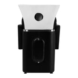 Gabbiano Hairdressing Backwash Unit Turyn Black - side view of the complete wash unit