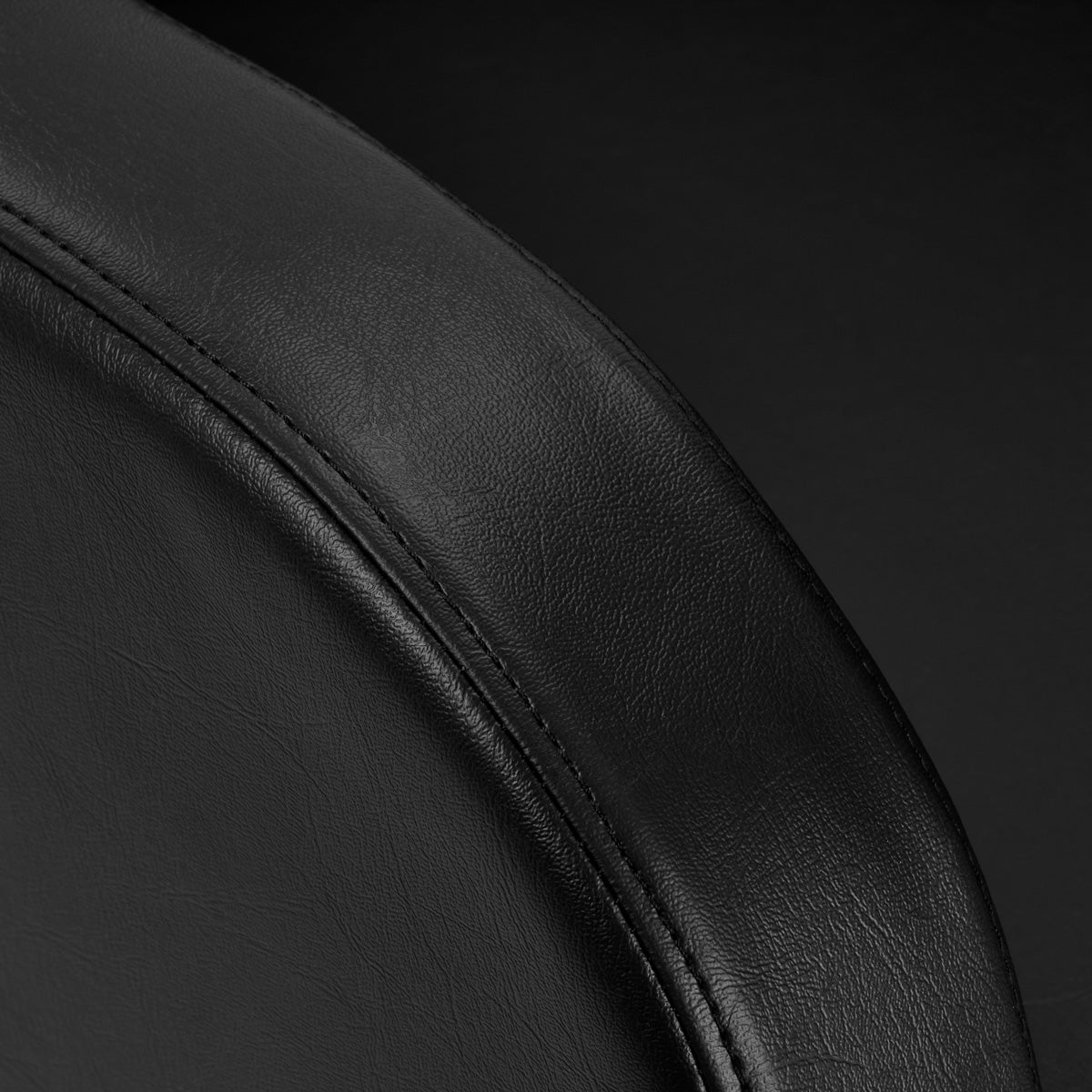 Gabbiano Hairdressing Backwash Unit Turyn Black - close-up of the upholstery and construction details