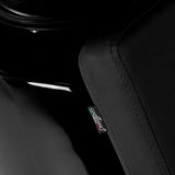 Gabbiano Hairdressing Backwash Unit Vitoria Black - close-up of the upholstery and construction details