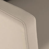 Gabbiano Hairdressing Backwash Unit Vitoria Grey Beige - close-up of the upholstery and construction details