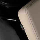 Gabbiano Hairdressing Backwash Unit Vitoria Grey Beige - close-up of the upholstery and construction details