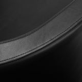 Gabbiano Hairdressing Chair Roma Black - close-up of the upholstery and construction details