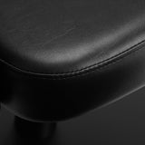 Gabbiano Hairdressing Chair Roma Black - close-up of the upholstery and construction details