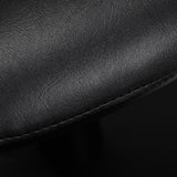 Gabbiano Hairdressing Chair Sevilla Black - close-up of the upholstery and construction details