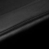 Gabbiano Hairdressing Chair Turyn Black Gold - close-up of the upholstery and construction details