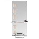 Gabbiano Hairdressing Console B058 Pearl - isolated on a white background