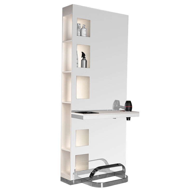 Gabbiano Hairdressing Console B058 Pearl - isolated on a white background