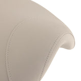Gabbiano Hairdressing Stool D032 Grey Beige - displayed in a professional treatment-room setting