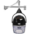 Gabbiano Hanging Dryer DII-301W Two Speeds Black - styling tool shown on a white background